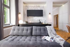 TV a/nebo společenská místnost v ubytování apartament PAULOVE