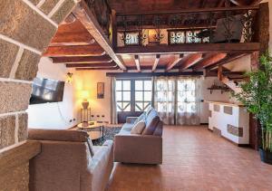 A seating area at Apartamentos Rurales Islas Canarias