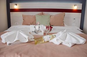 A bed or beds in a room at Apartmani Banja SPA