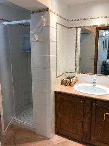 Koupelna v ubytování "Nonna Anna"