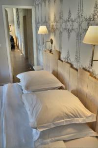 Postel nebo postele na pokoji v ubytování Villa l'estuaire Gîte