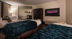 Postel nebo postele na pokoji v ubytování Harrah's Las Vegas Hotel & Casino