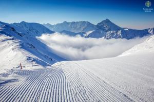 Domki Tatrzański Ogród Regional Houses Zakopane v zime