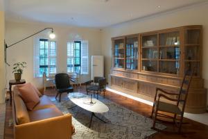 Χώρος καθιστικού στο Mogan Mountain Fangu Boutique Villa