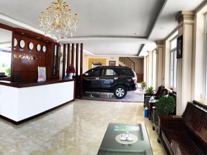 Χώρος καθιστικού στο Hoang Gia Hotel