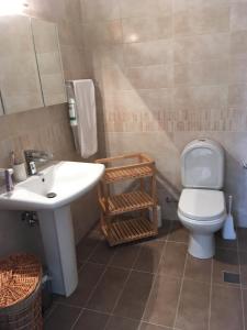 Vonios kambarys apgyvendinimo įstaigoje Chez Nikos