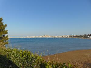 a view of the beach from the shoreline at Villa Antonio Calderisi in Vieste