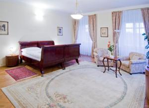 Postelja oz. postelje v sobi nastanitve Château Liblice
