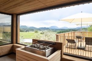 Widok na góry z tego hotelu