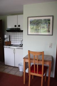 Kuchyň nebo kuchyňský kout v ubytování Haus am Zeiberberg