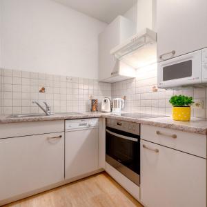 Una cocina o zona de cocina en Haus Kaschutnig