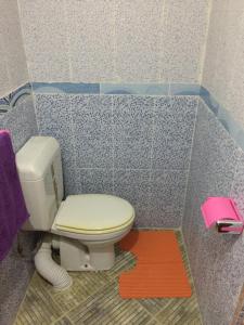 een speelgoedbadkamer met een toilet in de hoek bij Aziki in Essaouira