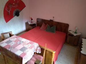 Postel nebo postele na pokoji v ubytování Ferienhaus Abhau-Tage