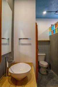 Ванная комната в La Abuelita Hostal
