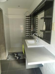Koupelna v ubytování Greentó Apartman