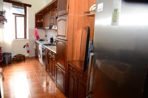 Kuchyň nebo kuchyňský kout v ubytování Guest House Batumi Globus