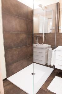 Koupelna v ubytování Ferienwohnung Feurle´s