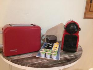 Coffee and tea making facilities at Villa Ypsilon