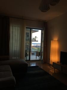 De Silva Residence Apartment tesisinde bir oturma alanı