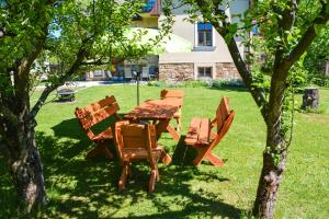 Zahrada ubytování Apartmány pod klášterem
