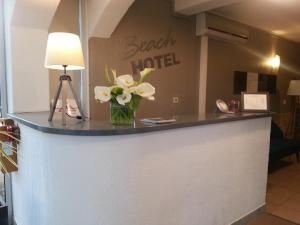 Vstupní hala nebo recepce v ubytování Hôtel Beach