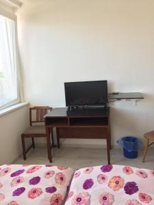 A television and/or entertainment centre at Šariš rooms