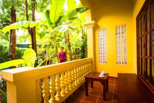 Balkón nebo terasa v ubytování Le Jardin d'Angkor Hotel & Resort