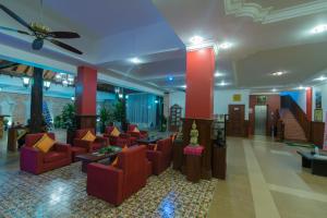 Posezení v ubytování Mekong Angkor Palace Inn