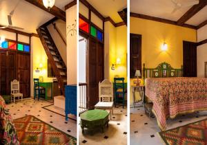 Posezení v ubytování Dodhia Haveli
