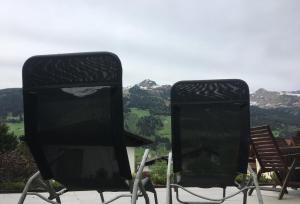 Widok na góry z tego apartamentu