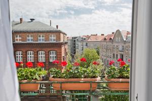 Vonkajšia záhrada v ubytovaní R&B APARTMENTS POZNAŃ