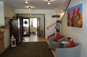 Posezení v ubytování Hotel Forsthaus St. Hubertus