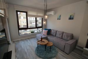 Χώρος καθιστικού στο Apartment Angelov
