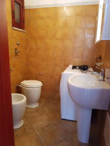 Koupelna v ubytování Appartamento Mazzini 8