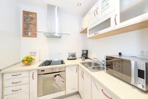 Kuchyň nebo kuchyňský kout v ubytování Luxury Apartman Rita, Center