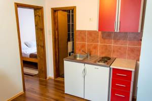 Dapur atau dapur kecil di Apartmani Stari Gaj