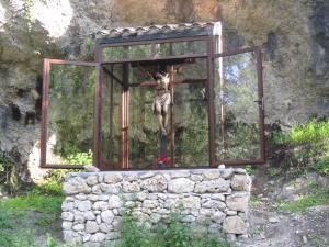 Vonkajšia záhrada v ubytovaní Refugio del Segura