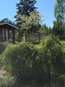Zahrada ubytování Valla Stuga
