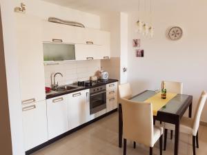 Kuchyň nebo kuchyňský kout v ubytování Apartman Flavia