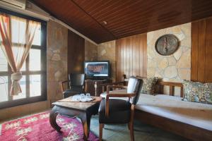 TV a/nebo společenská místnost v ubytování Villa Anri