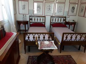 A seating area at Locanda Bellavista
