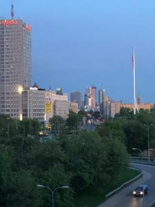 Výhľad na mesto Varšava alebo výhľad na mesto priamo z apartmánu