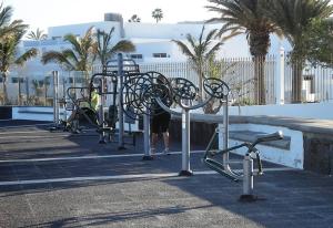 Posilňovňa alebo fitness centrum v ubytovaní Playa Park Apartments