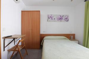 Postel nebo postele na pokoji v ubytování Hostal L'Alba