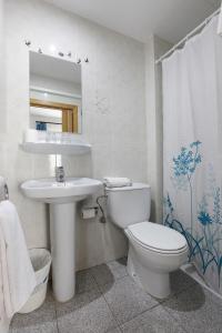 Koupelna v ubytování Hostal L'Alba