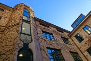 O edifício em que o hostel se localiza
