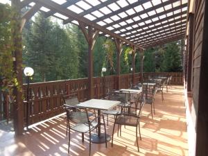 Balcone o terrazza di OW Inter Piast Kalbornia - z własną plażą z kąpieliskiem i przystanią