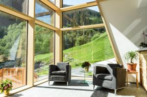 Istumisnurk majutusasutuses Hotel Steinbock Vals