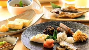 Φαγητό σε αυτό το ryokan ή κάπου εκεί κοντά