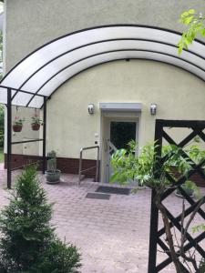 Vonkajšia záhrada v ubytovaní APARTAMENT WŁODEK